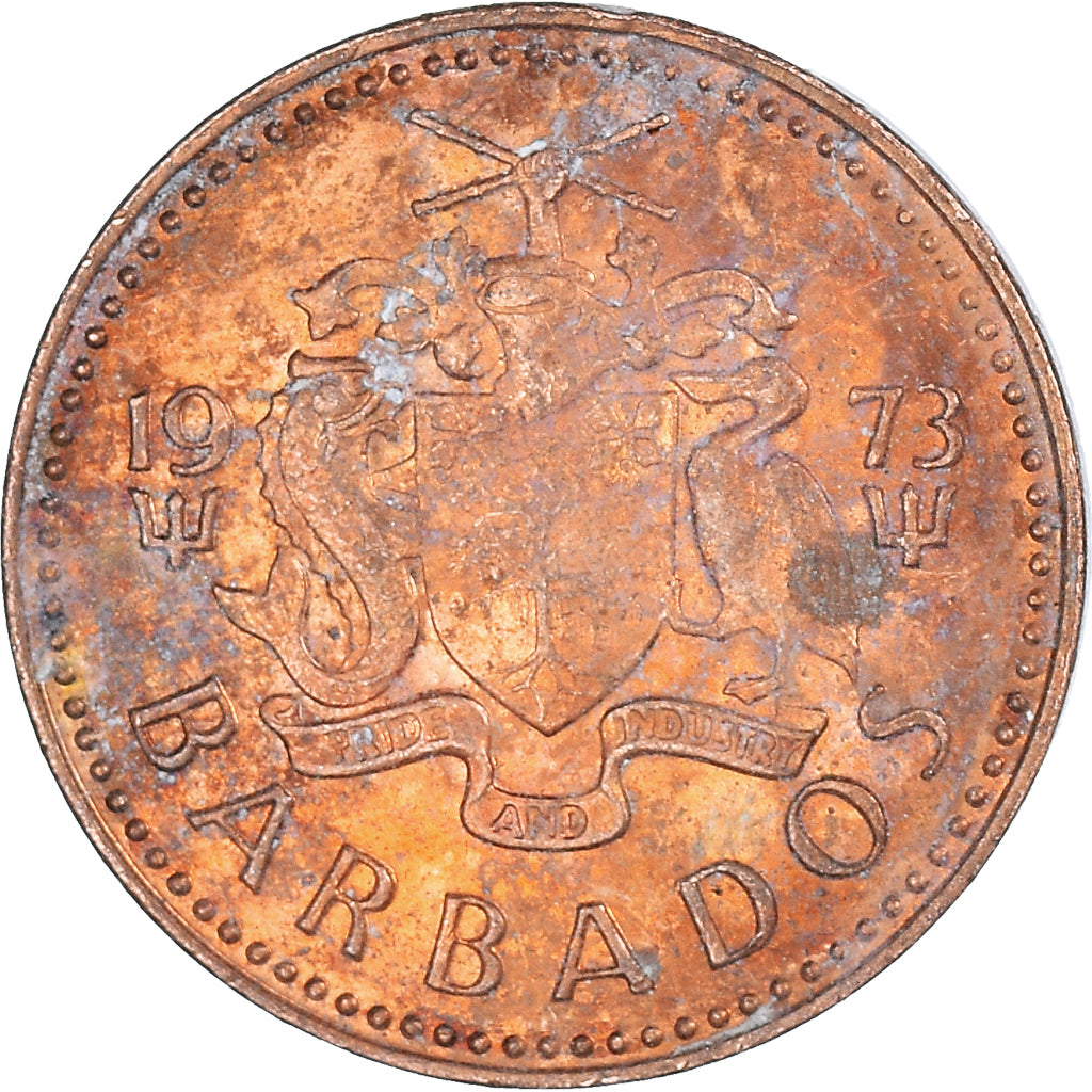 Moneda, Barbados, Cent, 1973
