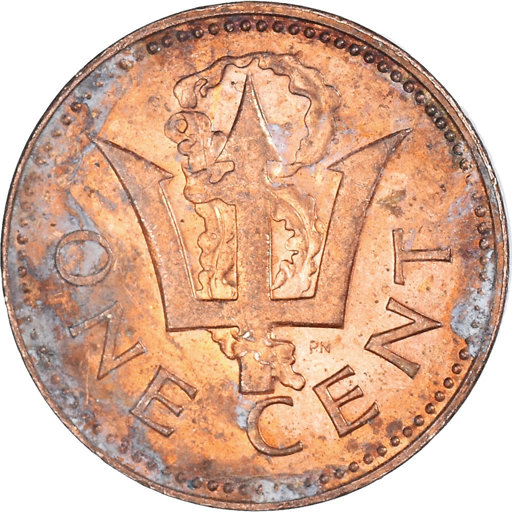 Moneda, Barbados, Cent, 1973