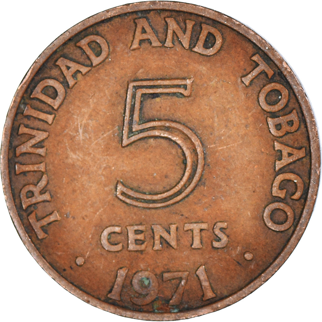 Monnaie, Trinité-et-Tobago, 5 Cents, 1971
