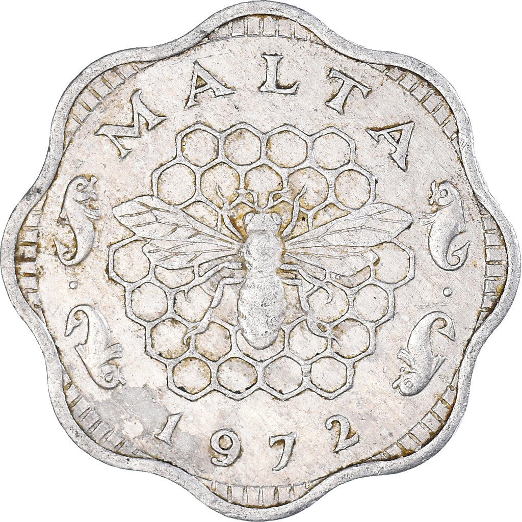 Münze, Malta, 3 Mils, 1972