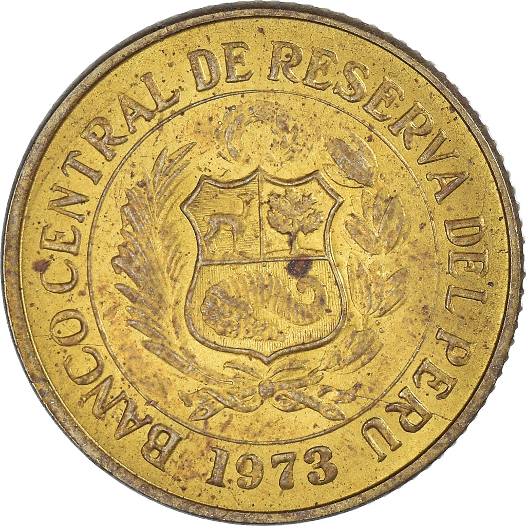 Munten, Peru, 1/2 Sol, 1973