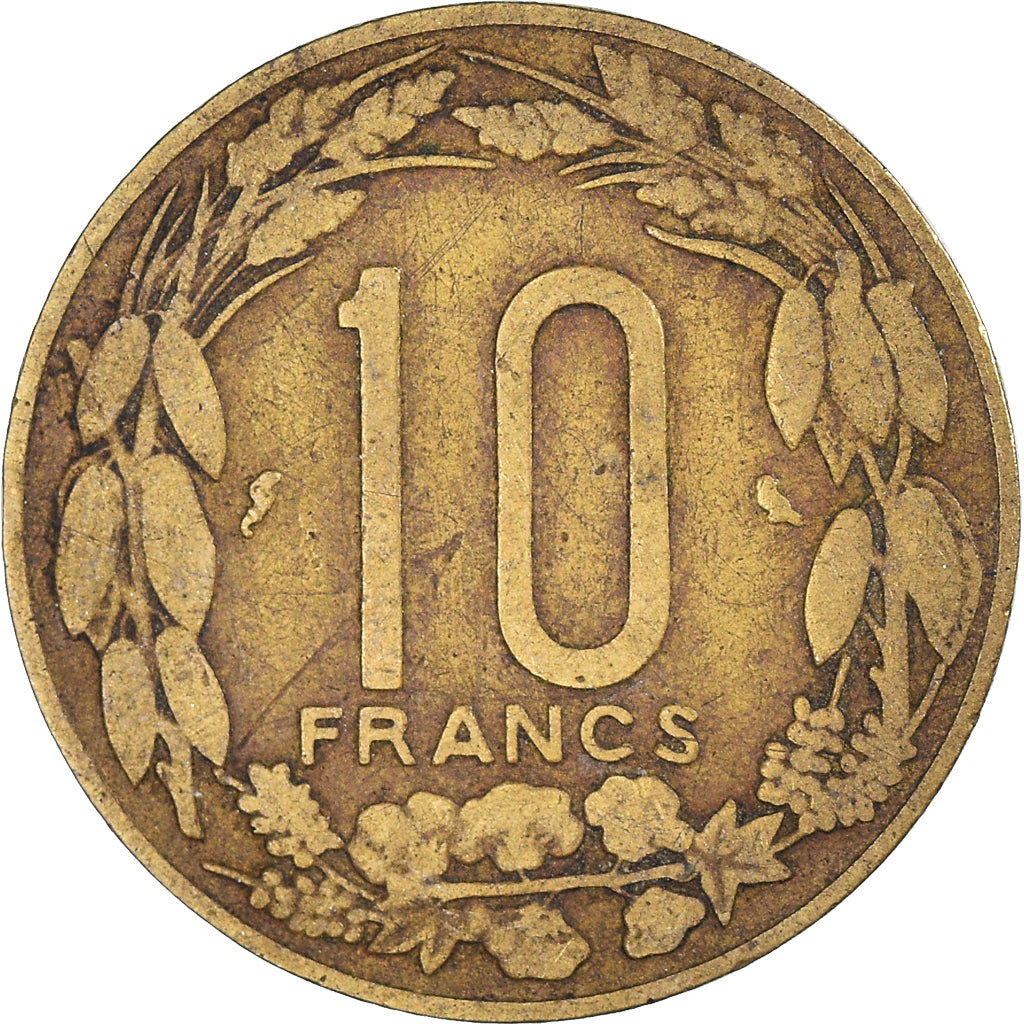 Coin, EQUATORIAL AFRICAN STATES, 10 Francs, 1962
