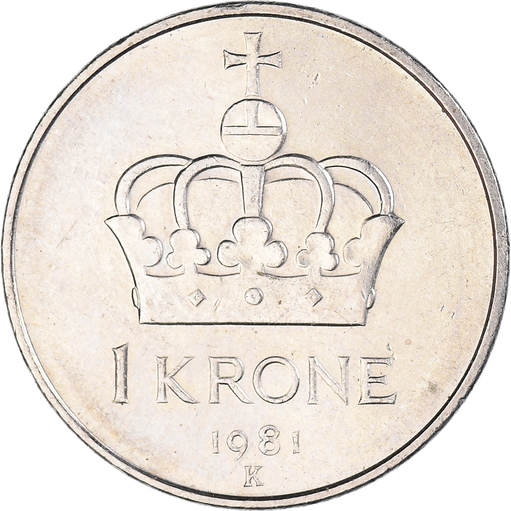 Moneda, Noruega, Krone, 1981