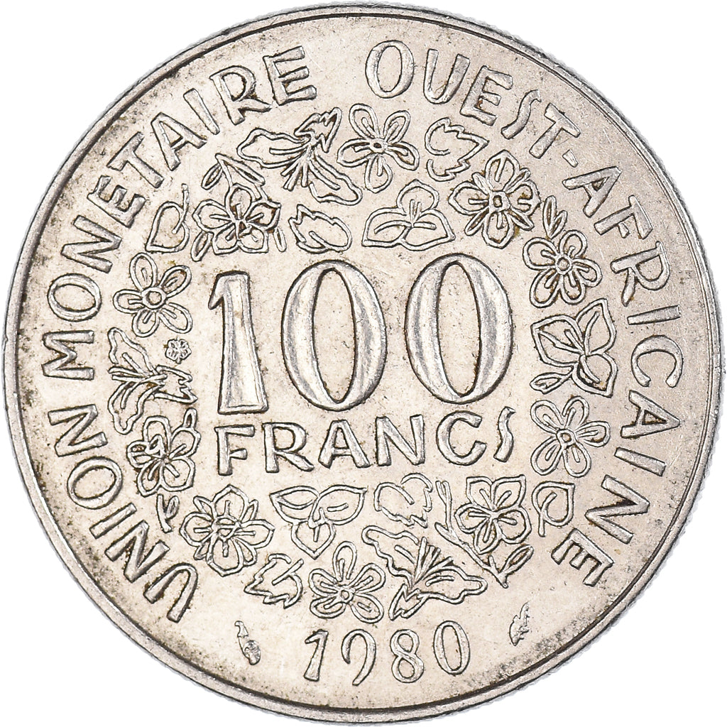 Moneta, Stati dell'Africa occidentale, 100 Francs, 1980
