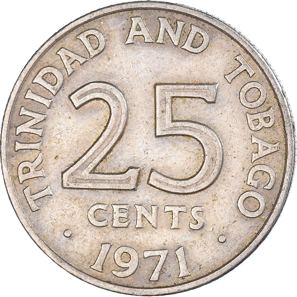 Monnaie, Trinité-et-Tobago, 25 Cents, 1971