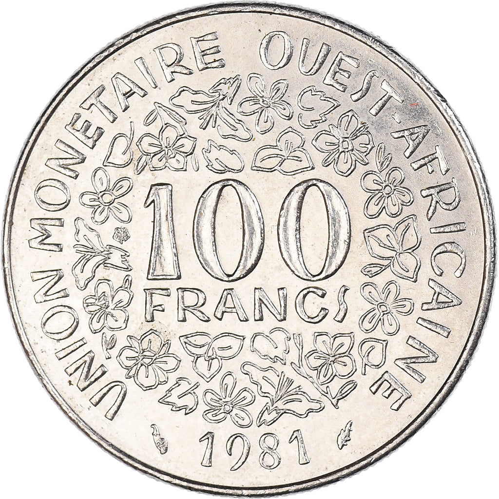 Moneda, Estados del África Occidental, 100 Francs, 1981