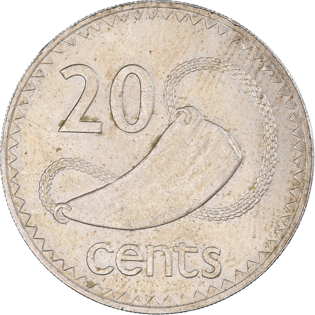 Coin, Fiji, 20 Cents, 1969