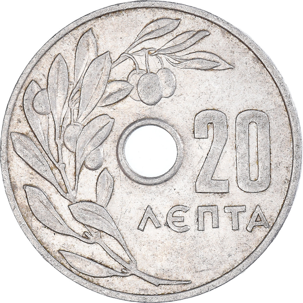Münze, Griechenland, 20 Lepta, 1964