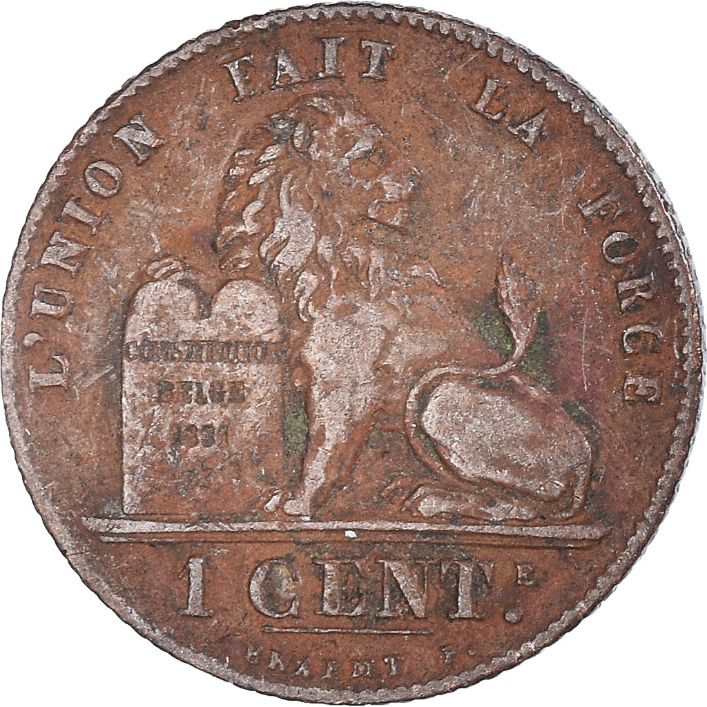 Munten, België, Centime, 1912