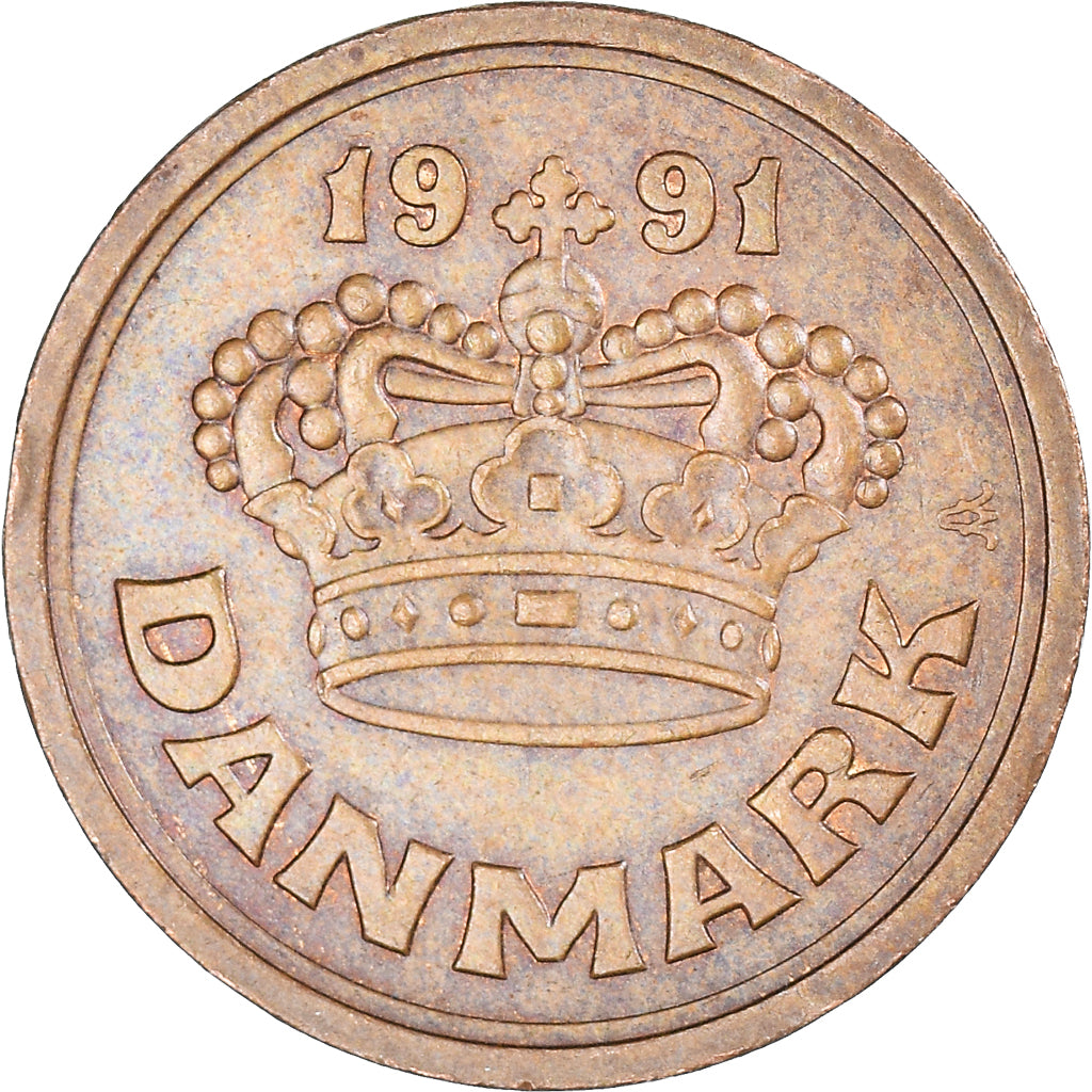 Moneta, Dania, 50 Öre, 1991