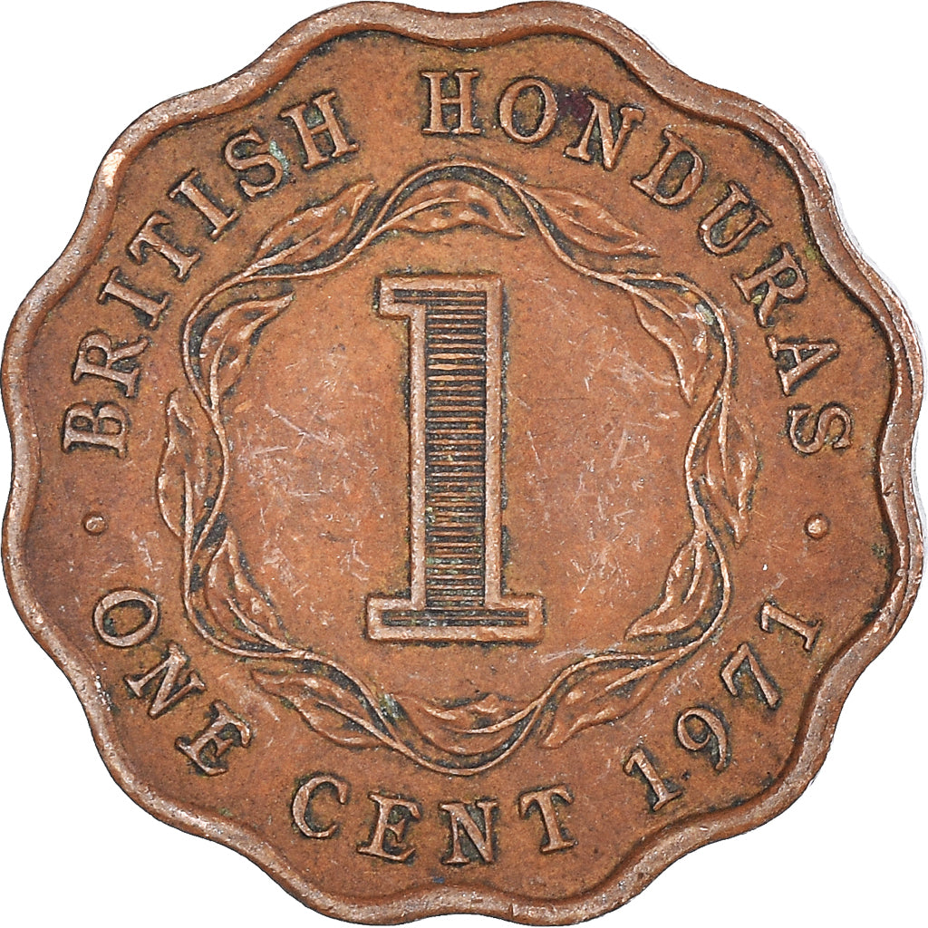 Moneta, Honduras Britannico, Cent, 1971
