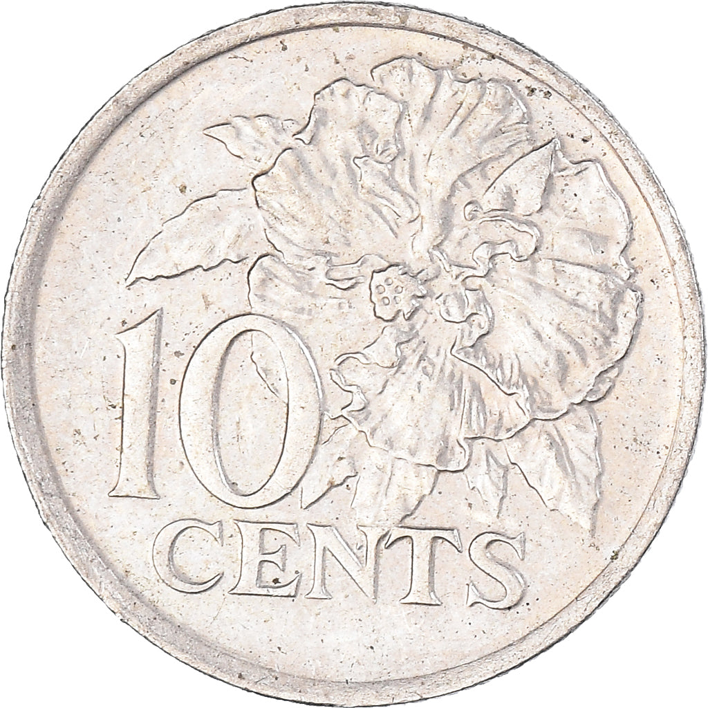 Monnaie, Trinité-et-Tobago, 10 Cents, 1975