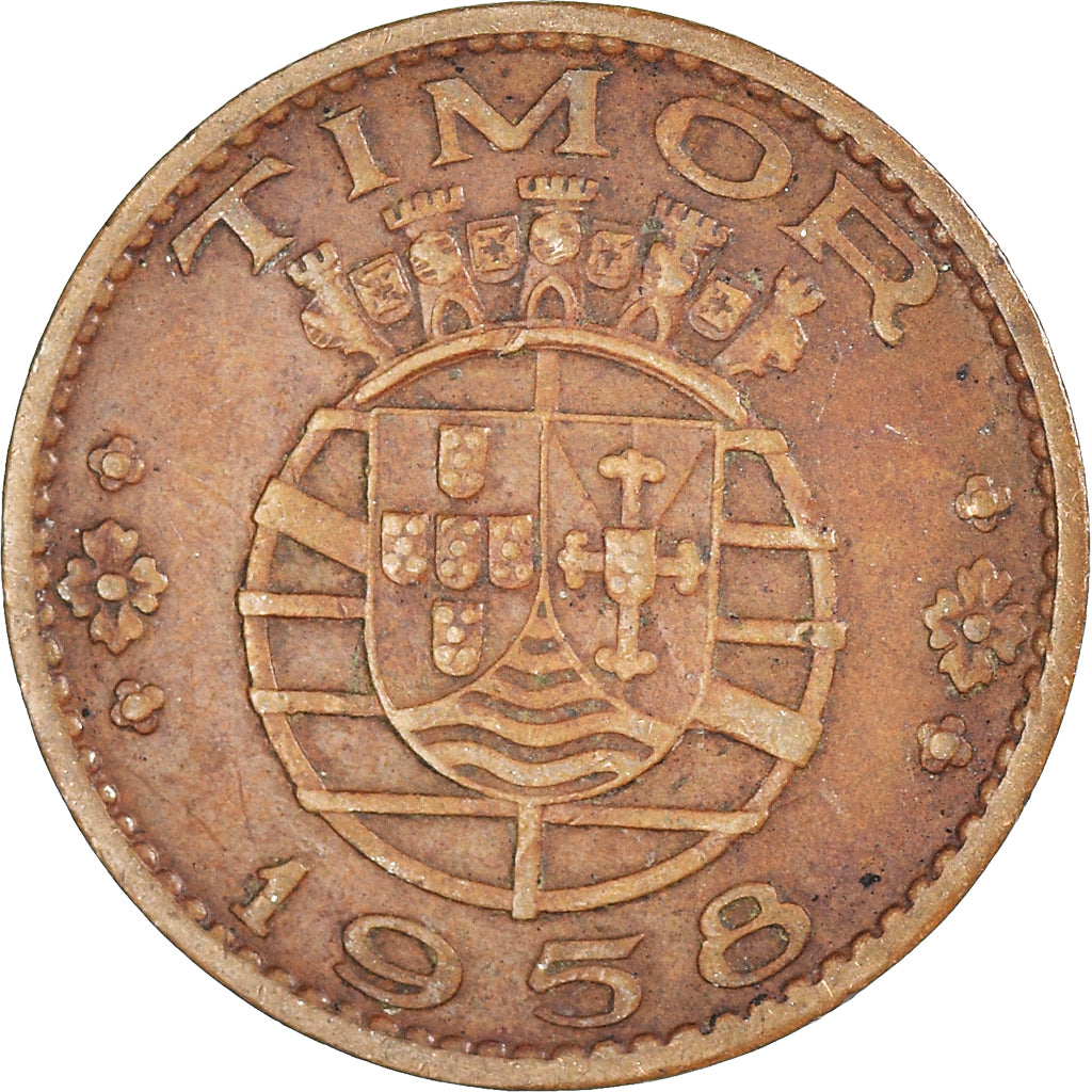 Münze, Timor, 30 Centavos, 1958