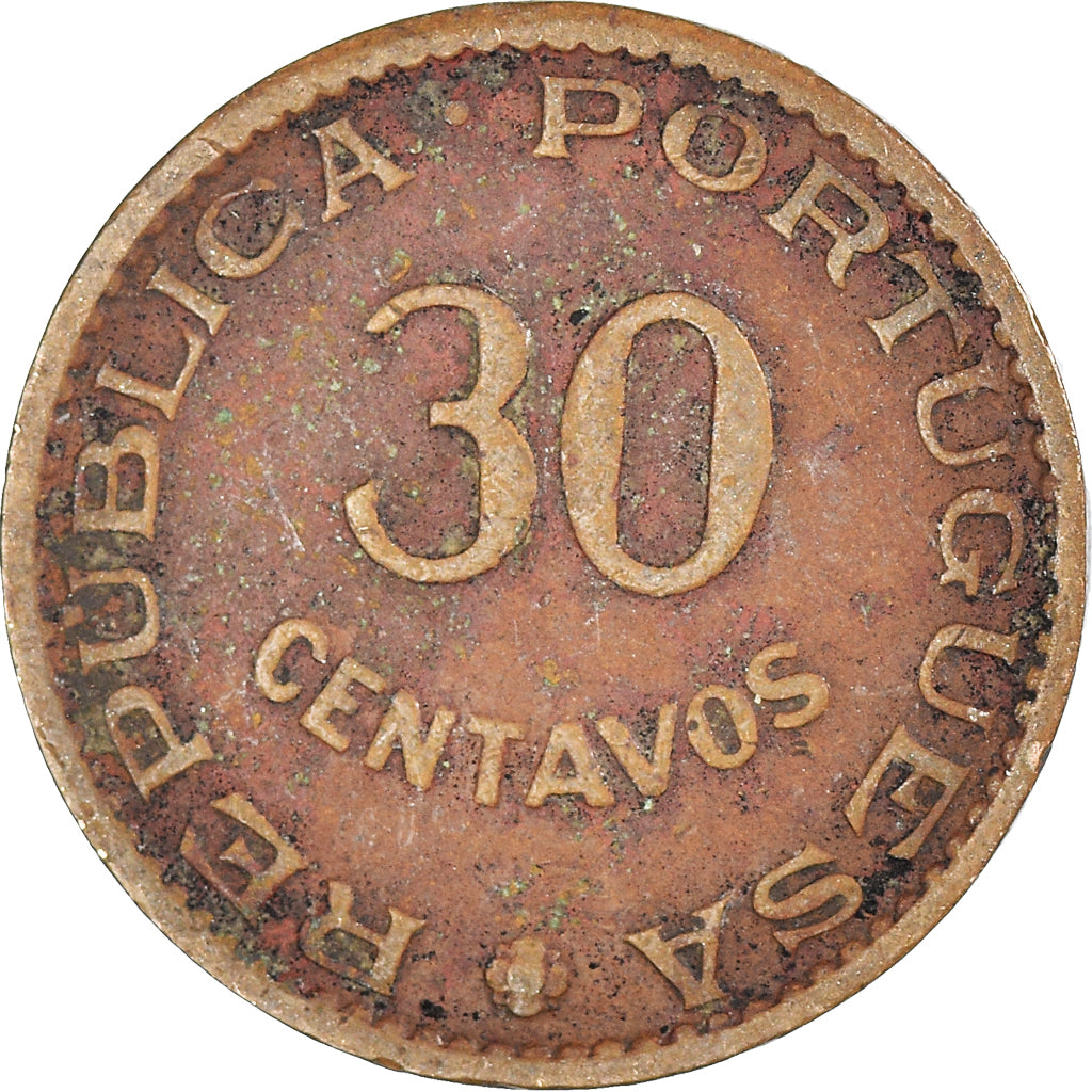 Münze, Timor, 30 Centavos, 1958