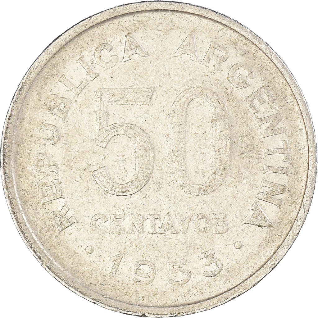 Munten, Argentinië, 50 Centavos, 1953