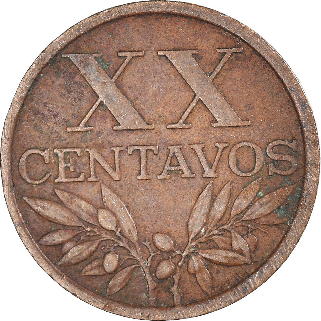 Moneda, Portugal, 20 Centavos, 1961