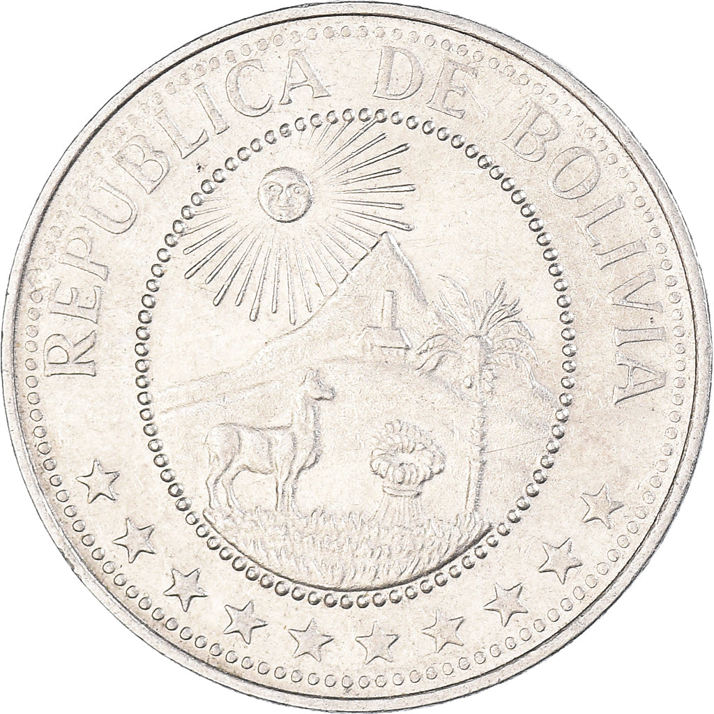 Monnaie, Bolivie, 20 Centavos, 1970