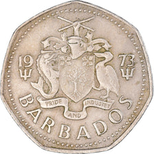 Coin, Barbados, Dollar, 1973