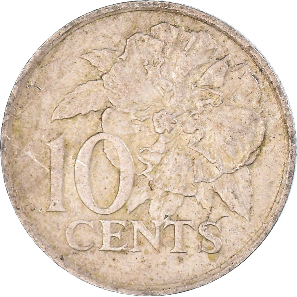Monnaie, Trinité-et-Tobago, 10 Cents, 1976