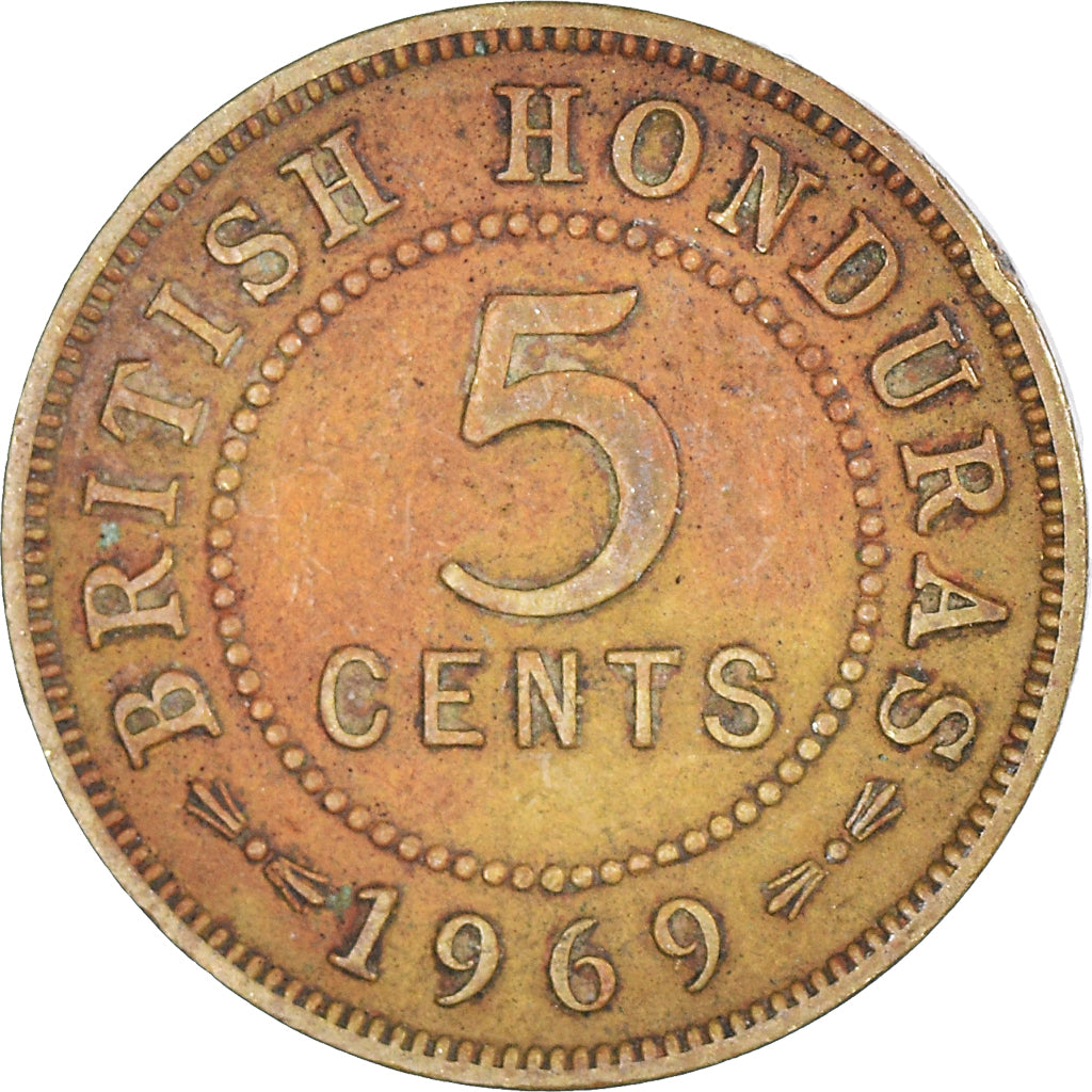 Moneda, Honduras británica, 5 Cents, 1969