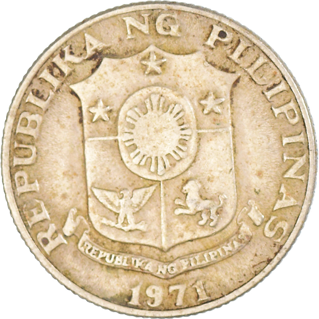 Coin, Philippines, 10 Sentimos, 1971