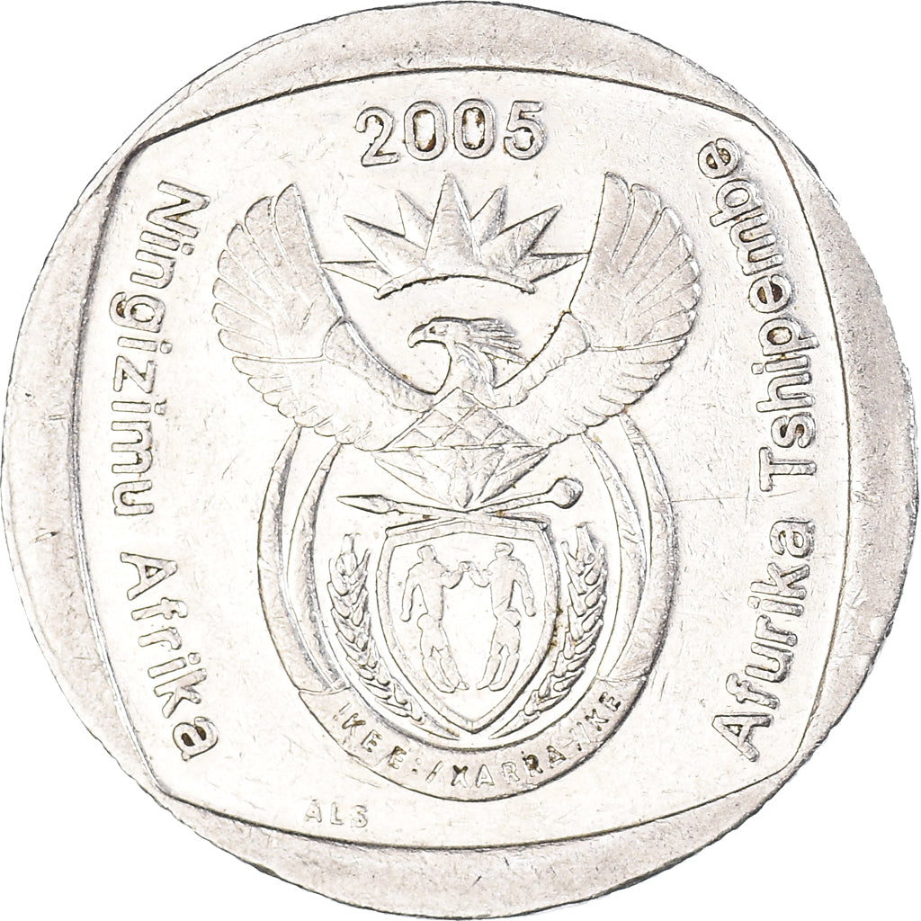 Coin, South Africa, 2 Rand, 2005
