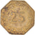 Monnaie, Malte, 25 Cents, 1975