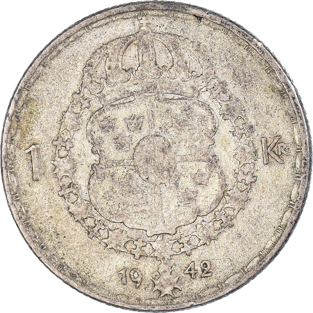 Coin, Sweden, Krona, 1942