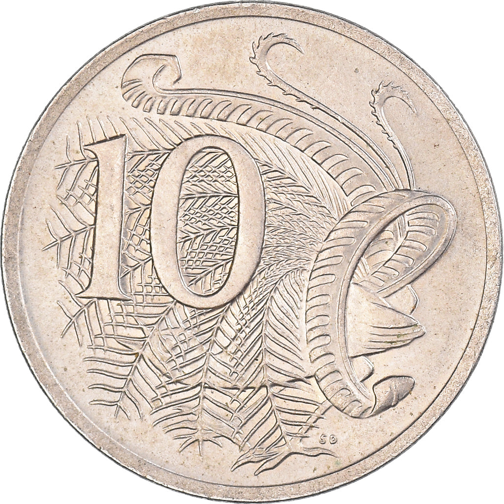 Moneda, Australia, 10 Cents, 1971