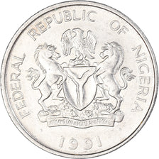 Monnaie, Nigéria, Naira, 1991