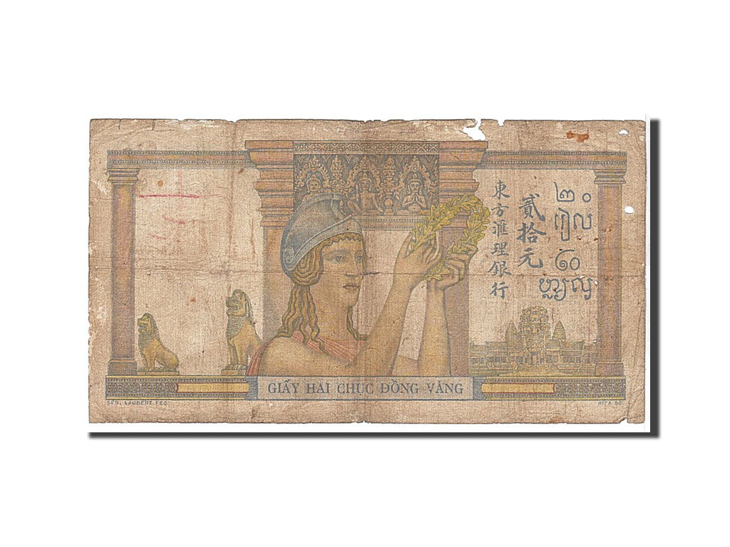 Indochine, 20 Piastres type 1932-39