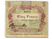 Billet, France, 5 Francs, 1870, TTB+