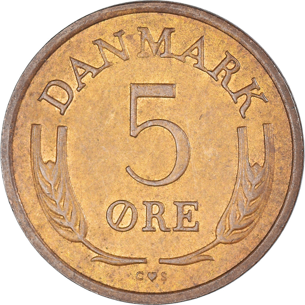 Coin, Denmark, 5 Öre, 1971
