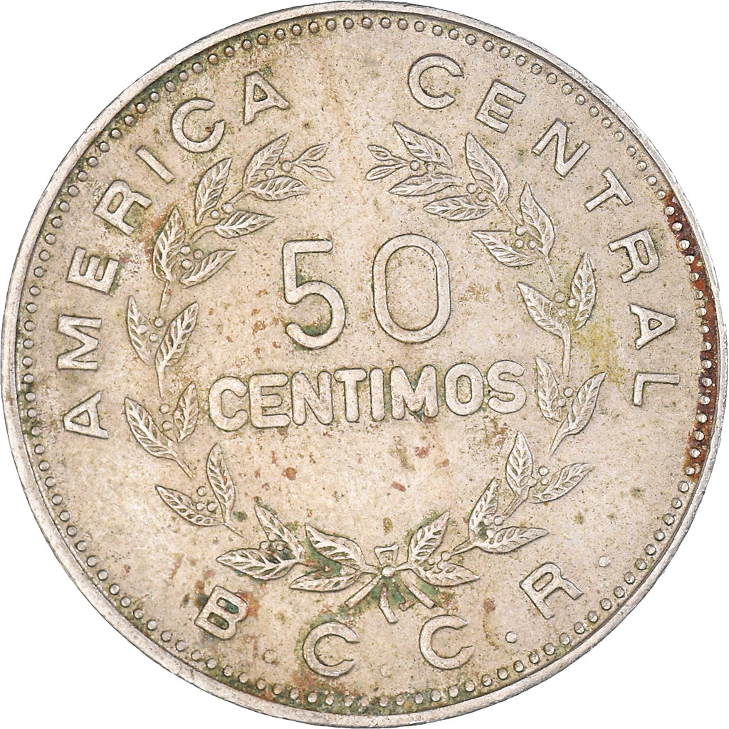 Moneta, Costa Rica, 50 Centimos, 1975