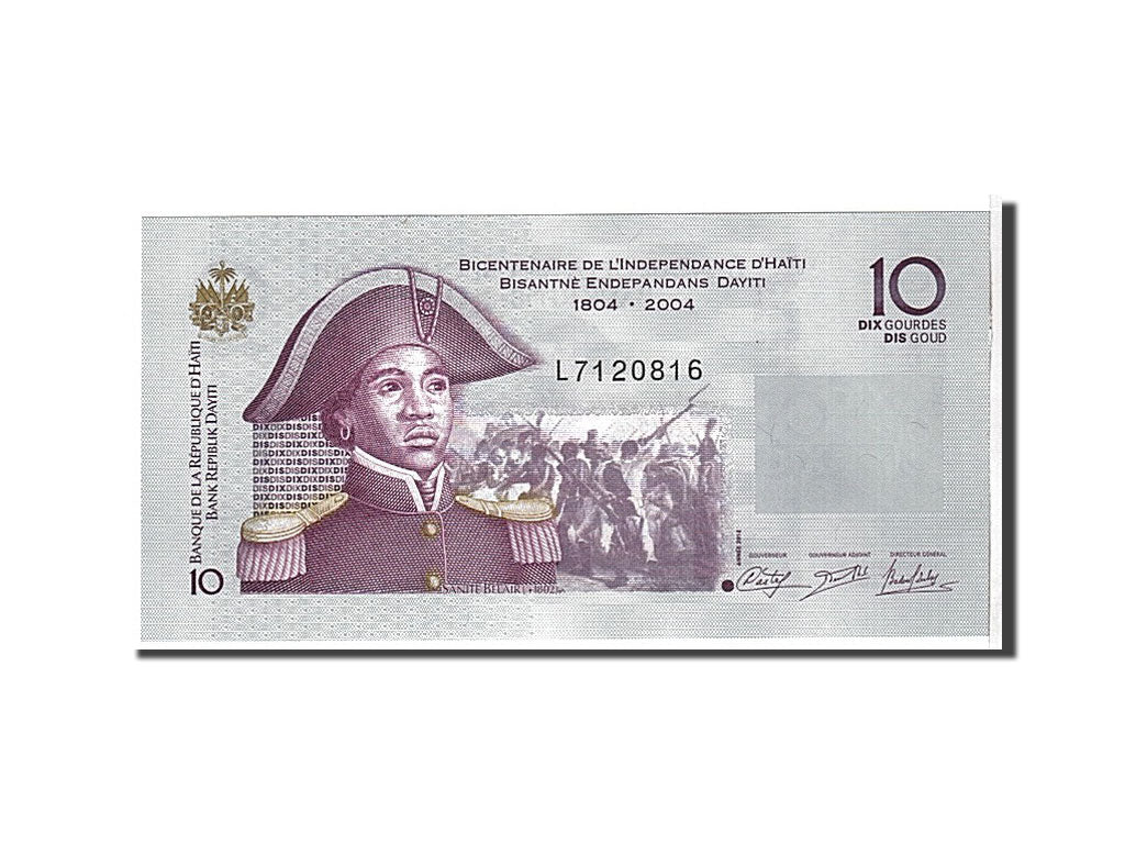 Biljet, Haïti, 10 Gourdes, 2012, NIEUW
