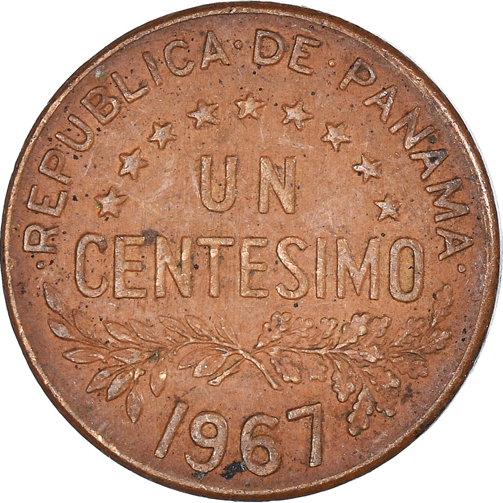 Moneta, Panama, Centesimo, 1967