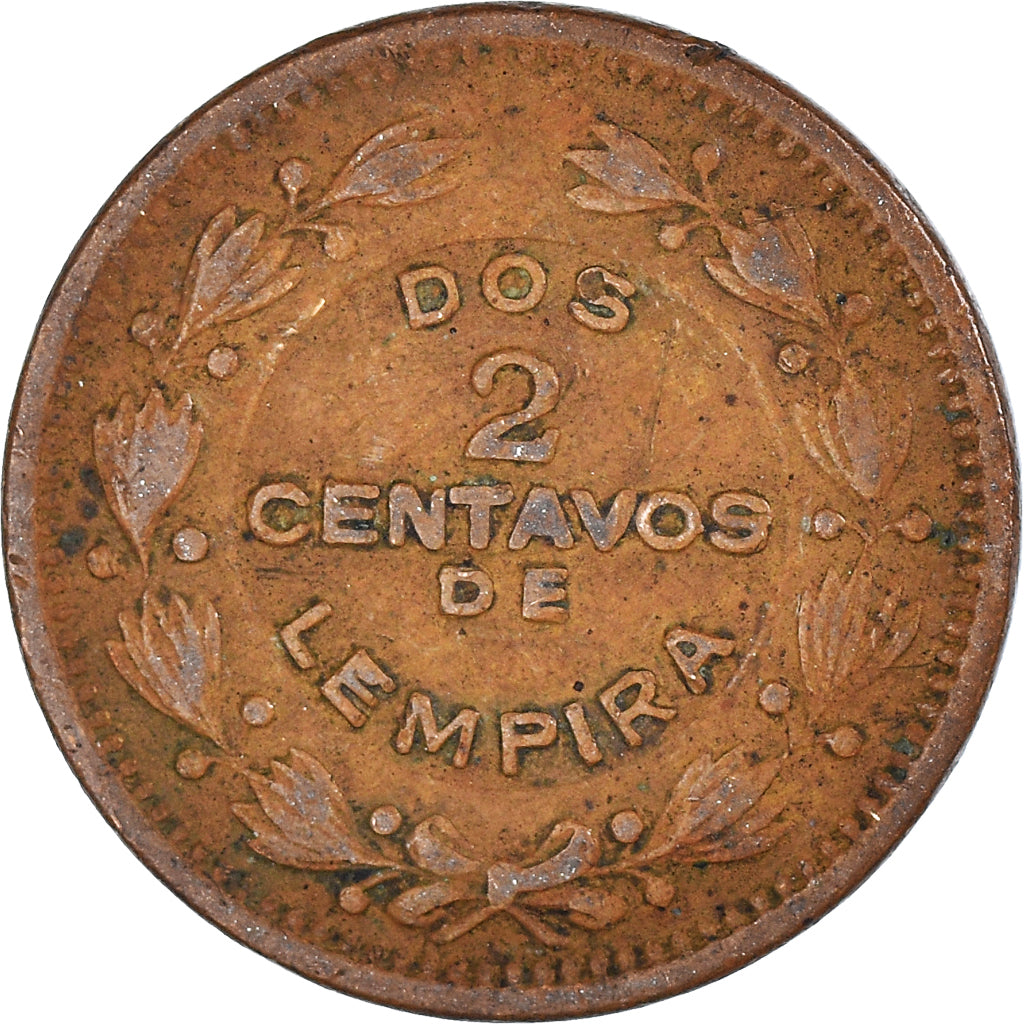 Coin, Honduras, 2 Centavos, 1956