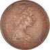 Coin, New Zealand, 2 Cents, 1971