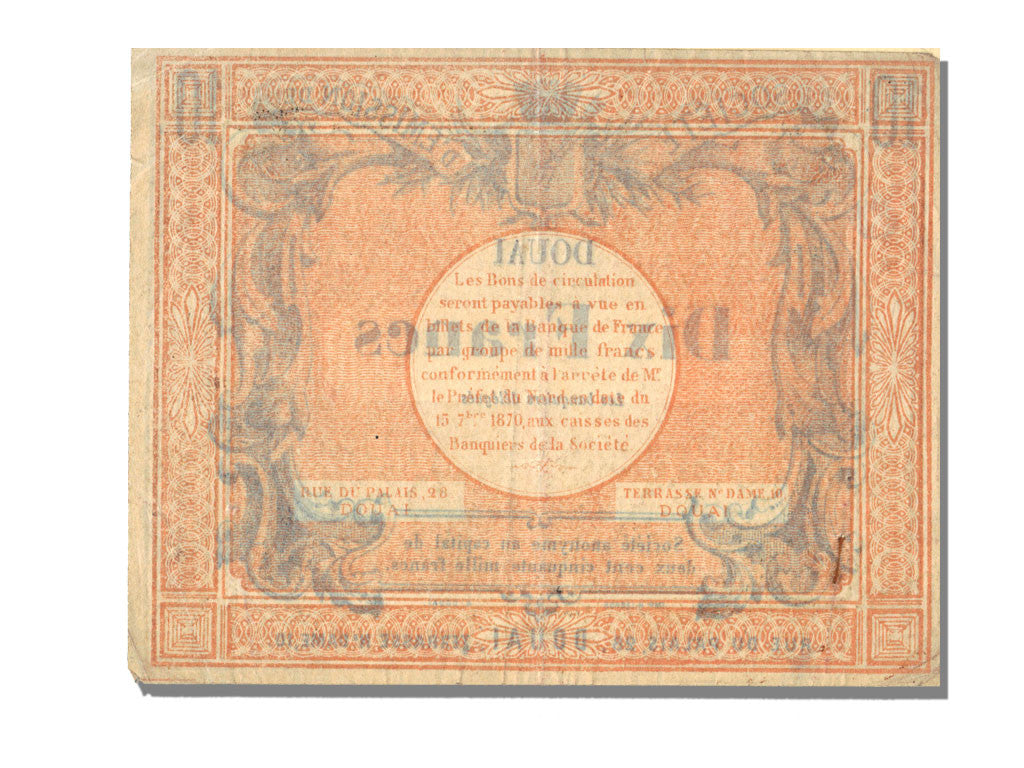 Banknote, 10 Francs, 1870, France, UNC(63)