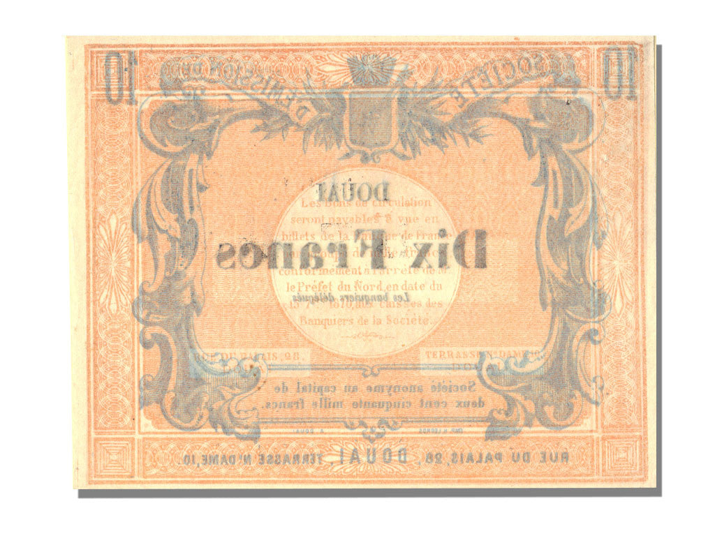 Billete, 10 Francs, 1870, Francia, UNC