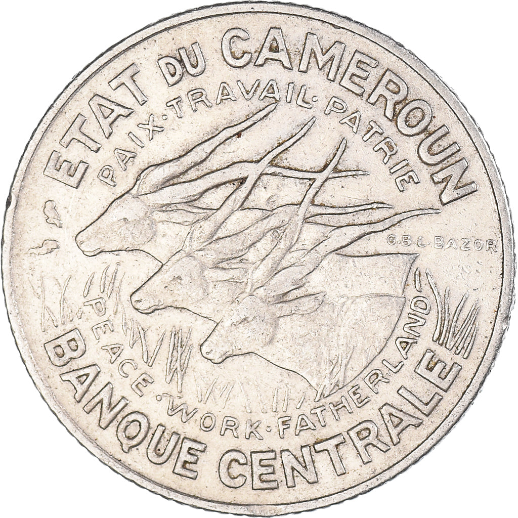 Moneta, Camerun, 100 Francs, 1966