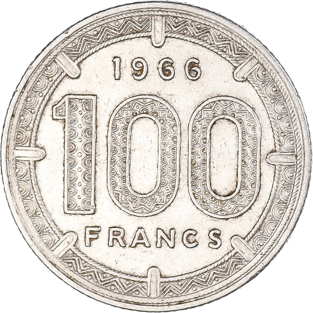 Moneta, Camerun, 100 Francs, 1966