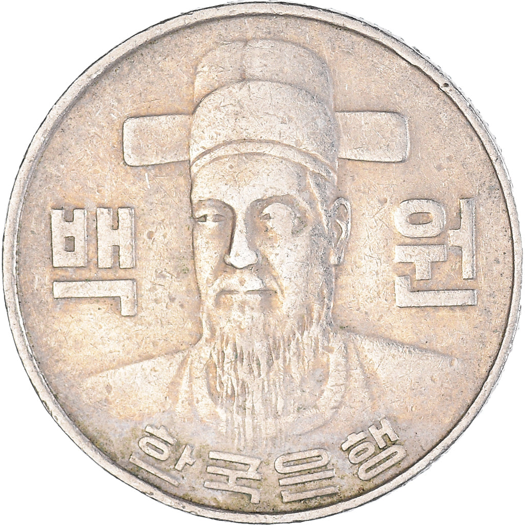 Moneta, COREA DEL SUD, 100 Won, 1982
