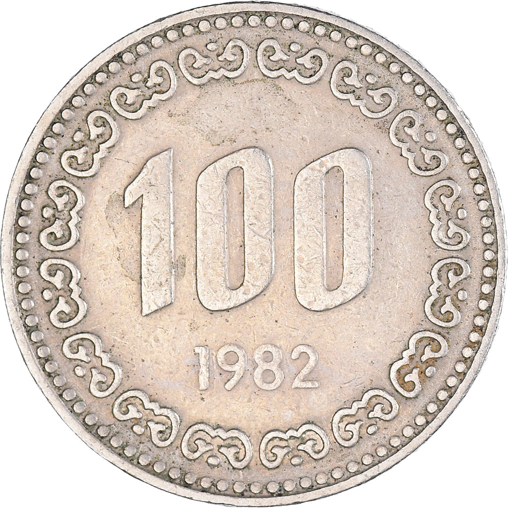 Moneta, COREA DEL SUD, 100 Won, 1982