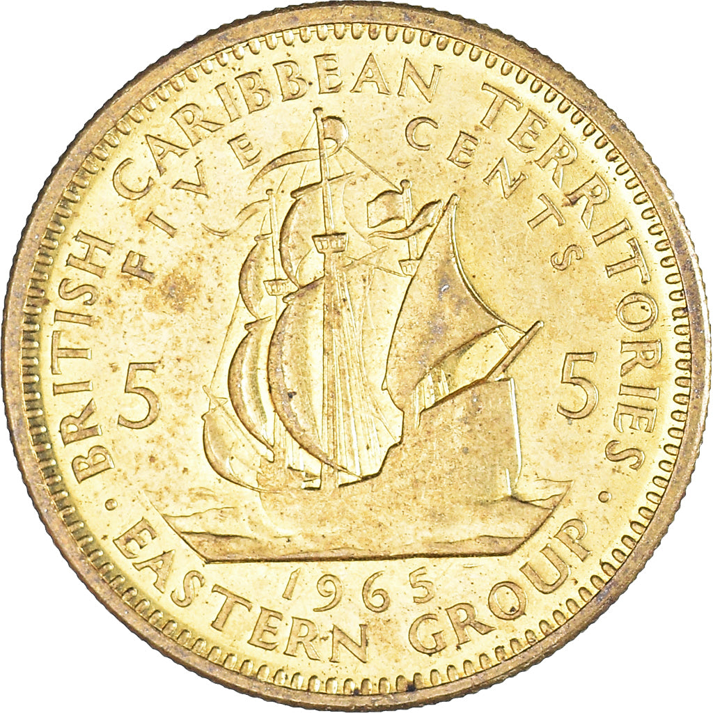 Coin, East Caribbean States, 5 Cents, 1965