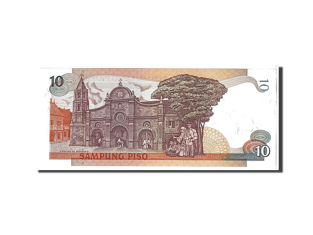 Billete, 10 Piso, 1985, Filipinas, KM:169b, UNC