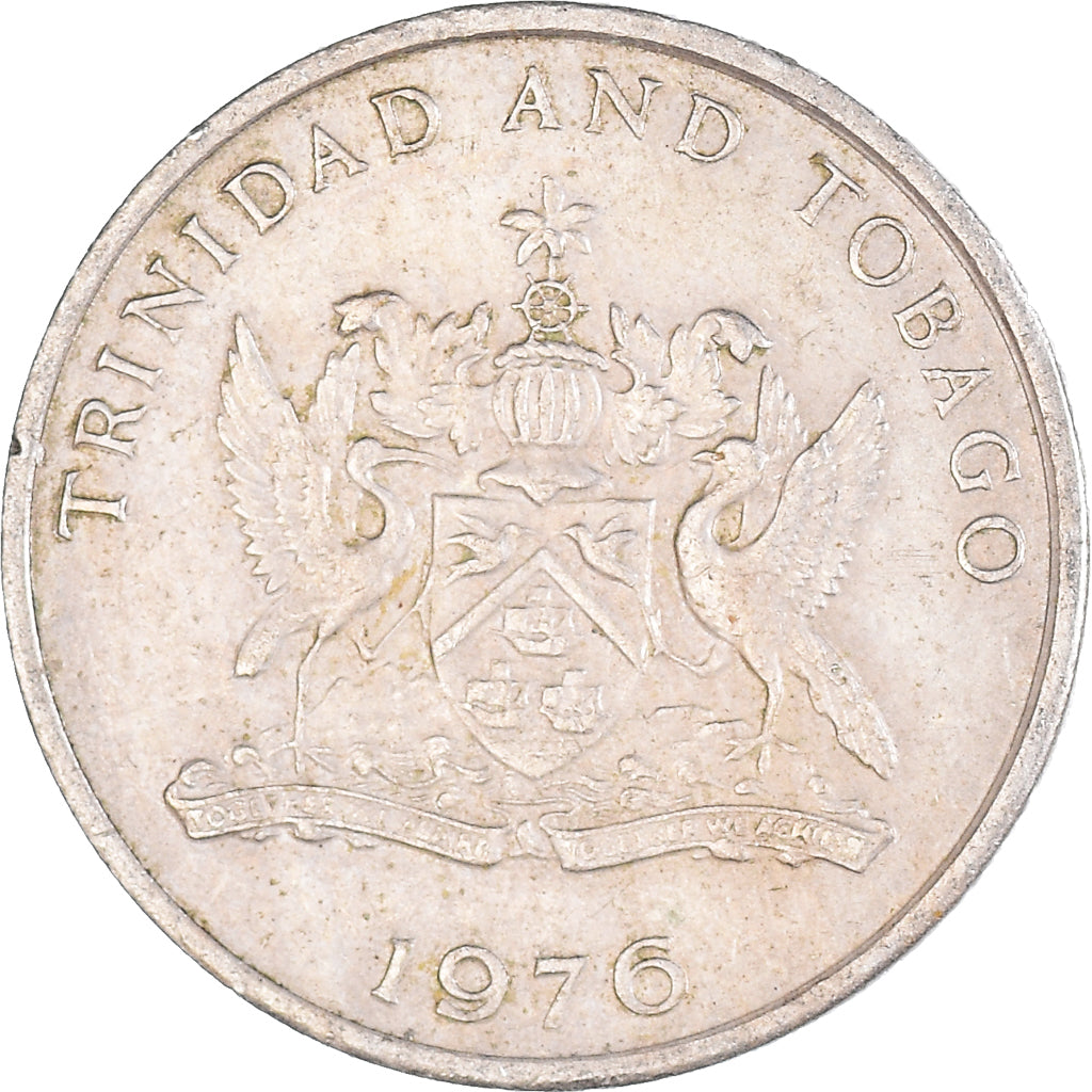 Moneta, TRINIDAD E TOBAGO, 25 Cents, 1976