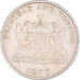 Moneda, TRINIDAD & TOBAGO, 25 Cents, 1976