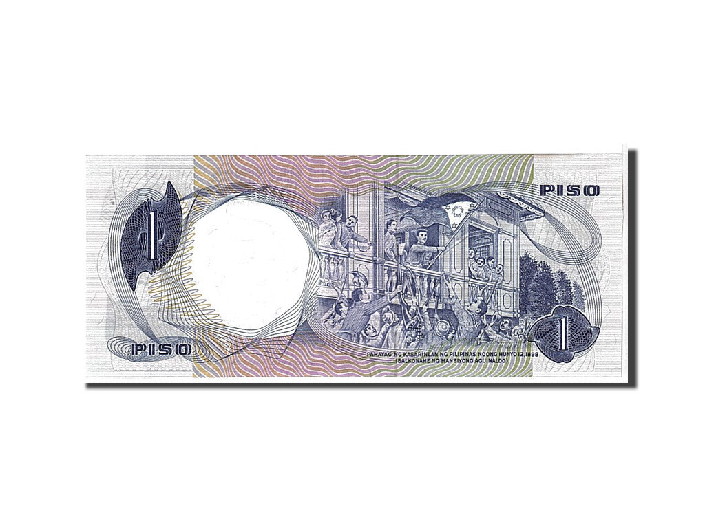 Biljet, Fillipijnen, 1 Piso, 1969, KM:142a, NIEUW