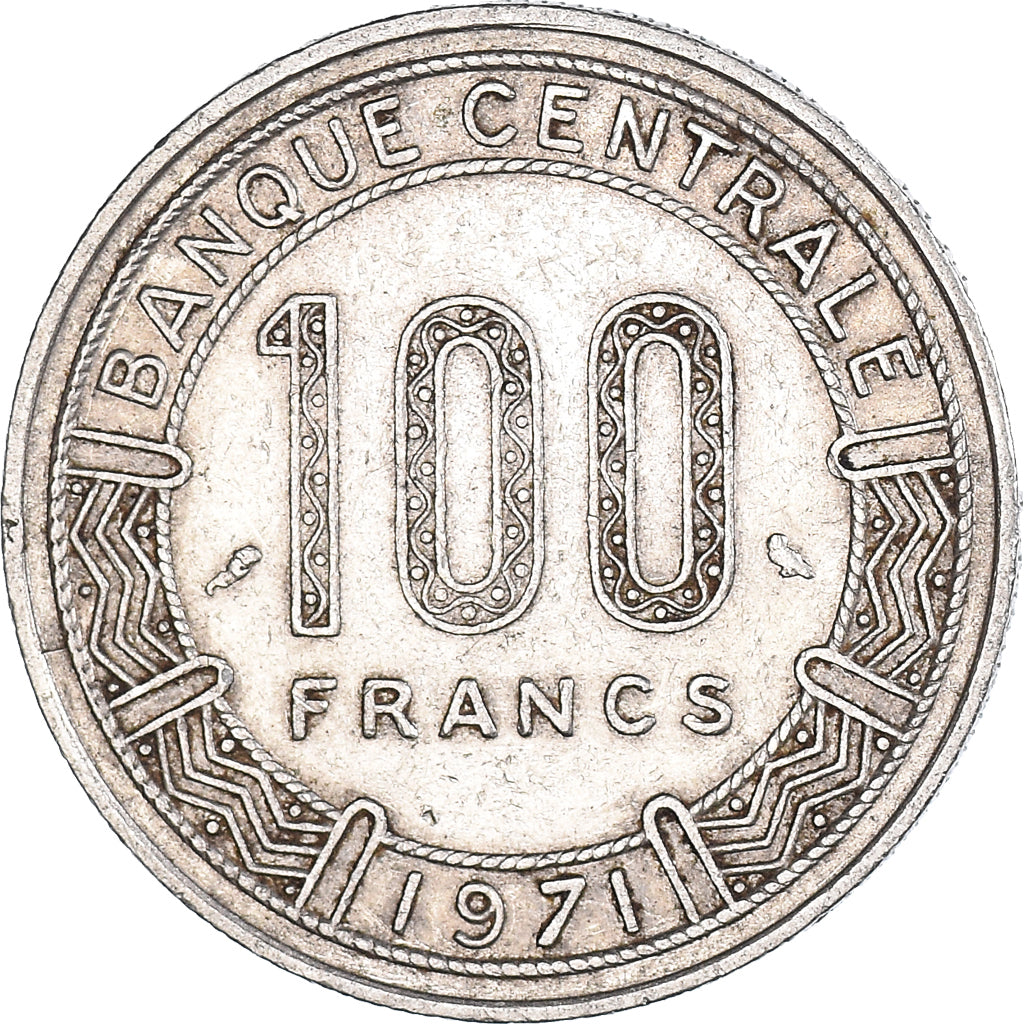 Moeda, Camarões, 100 Francs, 1971